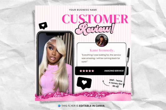 Customer Review Flyer