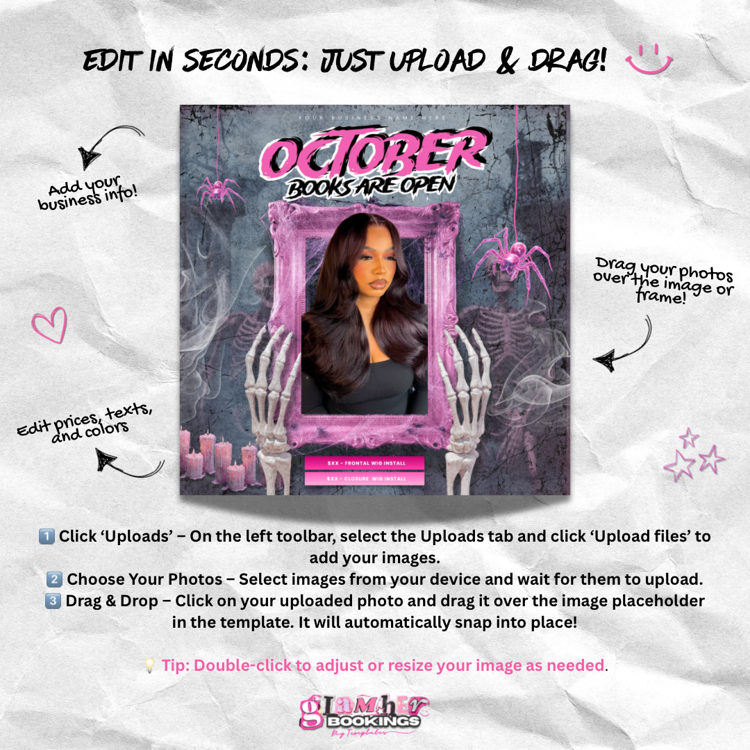 October Spooky Booking Flyer