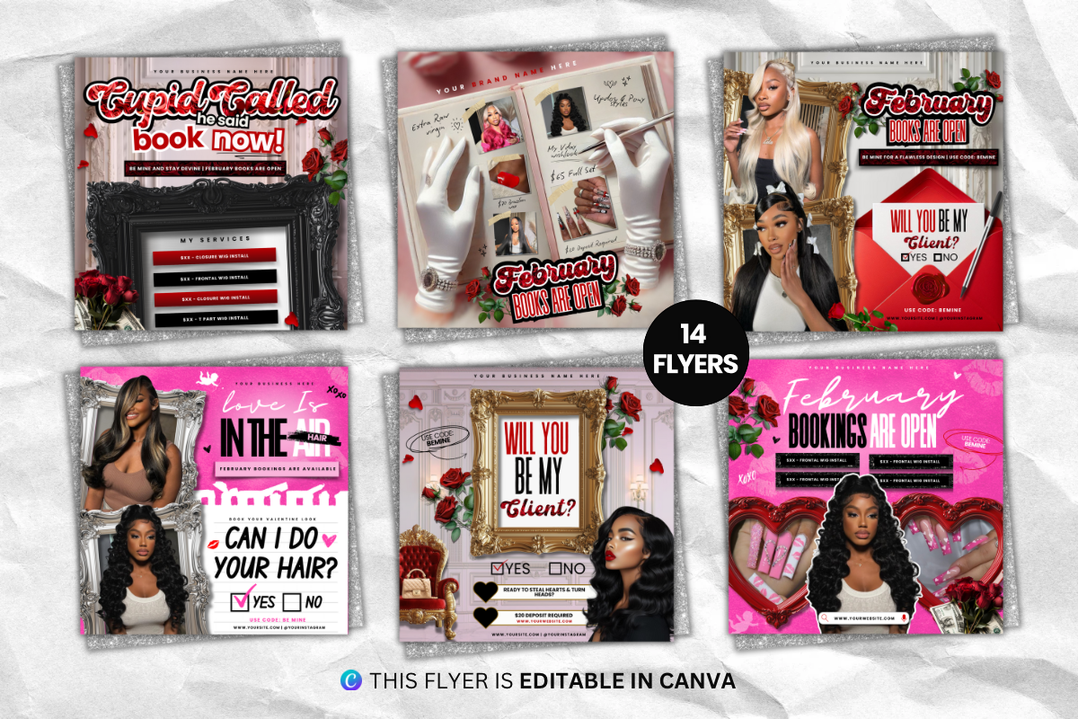 14 February Flyers Bundle