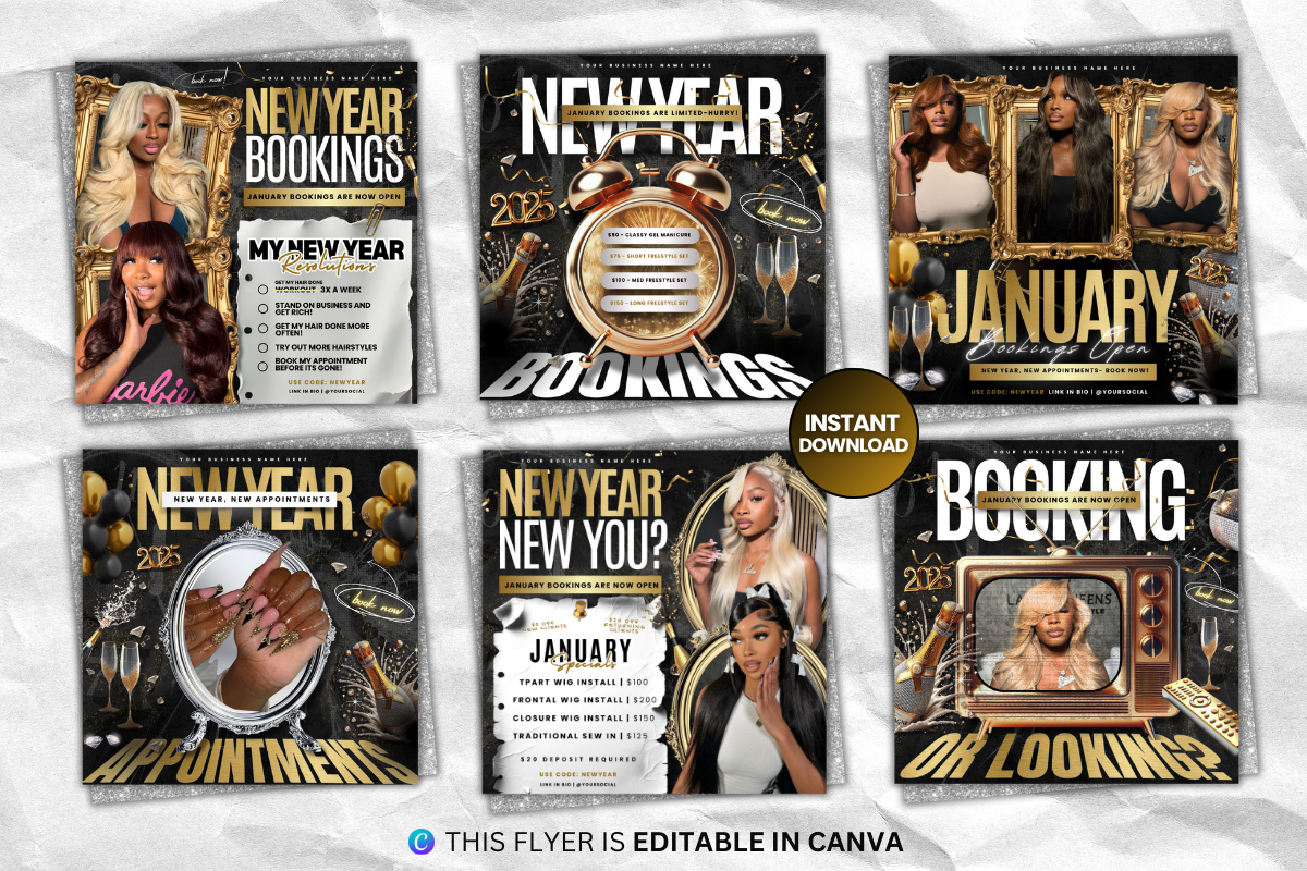 7 January Promo Flyers Bundle