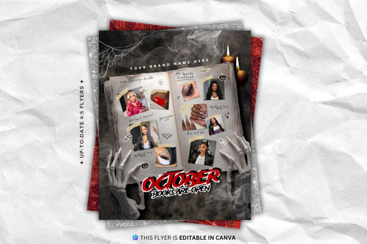 October Diary Booking Flyer