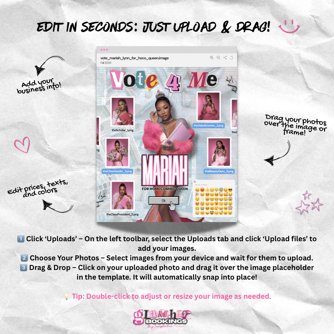 Y2K Homecoming Voting Flyer