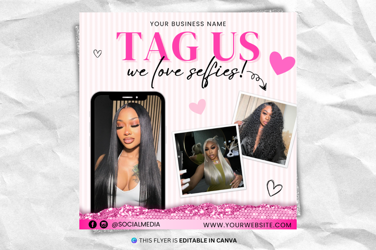 Tag Us Selfie Flyer