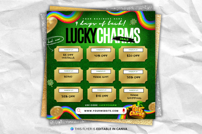 St.Patrick’s Day Deals Promo Flyer