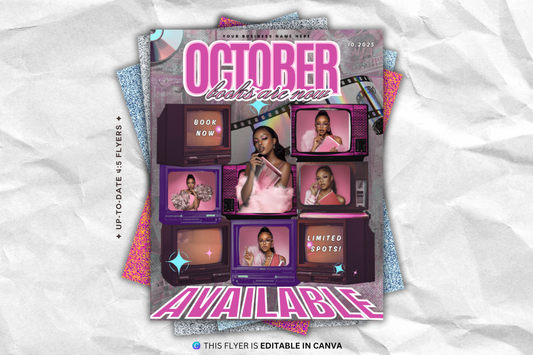Y2K October Booking Flyer