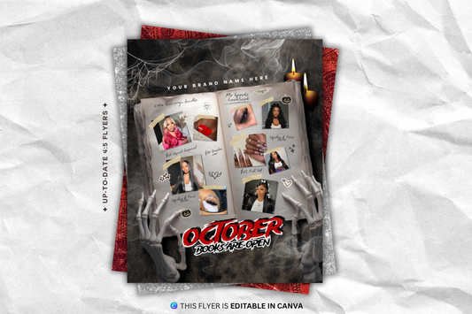 October Diary Booking Flyer