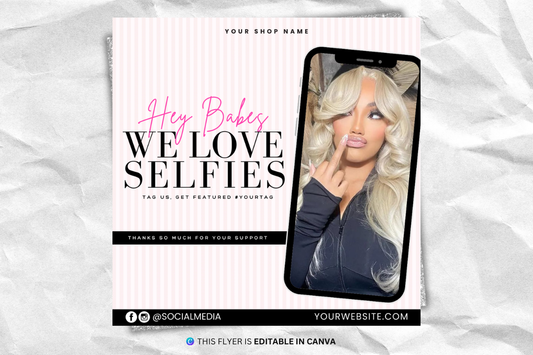 Tag Us Selfie Flyer