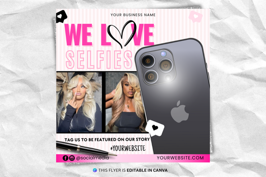 Tag Us Selfie Flyer