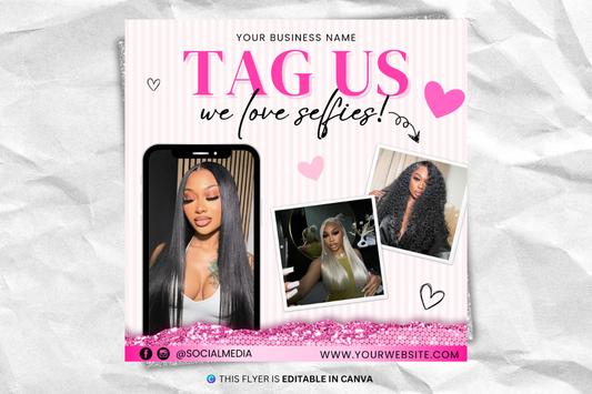 Tag Us Selfie Flyer